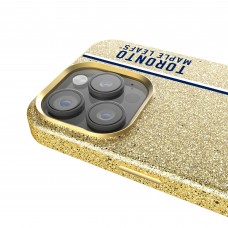 Toronto Maple Leafs Keyscaper Gold Sidebar Bling iPhone Case