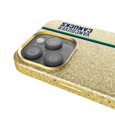 Vancouver Canucks Keyscaper Gold Sidebar Bling iPhone Case