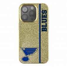 St. Louis Blues Keyscaper Sidebar Bling iPhone Case - Gold