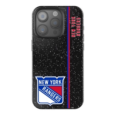 New York Rangers Keyscaper Black Sidebar Bling iPhone Case