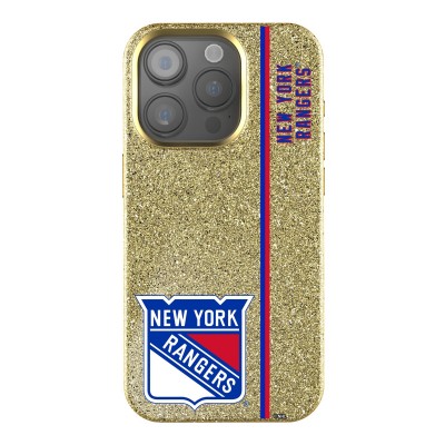 New York Rangers Keyscaper Gold Sidebar Bling iPhone Case