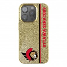 Ottawa Senators Keyscaper Gold Sidebar Bling iPhone Case