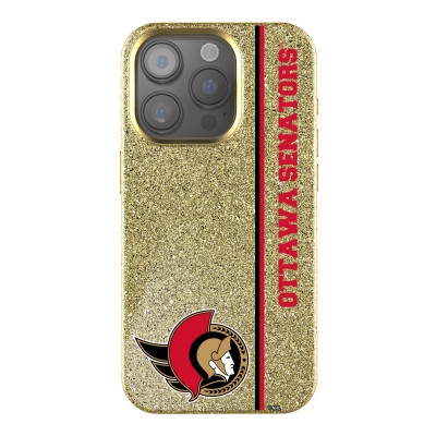 Ottawa Senators Keyscaper Gold Sidebar Bling iPhone Case