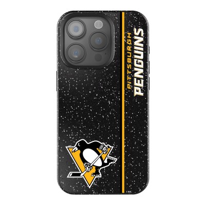Pittsburgh Penguins Keyscaper Black Sidebar Bling iPhone Case