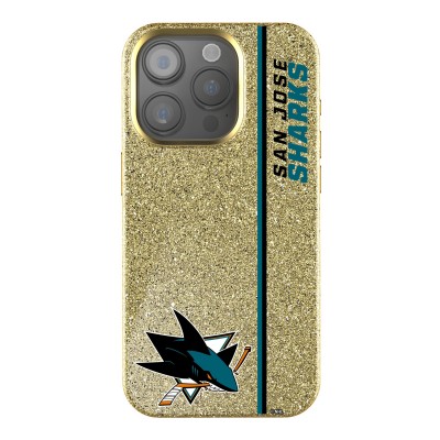 San Jose Sharks Keyscaper Gold Sidebar Bling iPhone Case