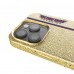 Colorado Avalanche Keyscaper Gold Sidebar Bling iPhone Case