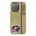 Columbus Blue Jackets Keyscaper Sidebar Bling iPhone Case - Gold