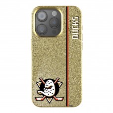 Anaheim Ducks Keyscaper Gold Sidebar Bling iPhone Case