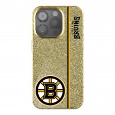 Boston Bruins Keyscaper Gold Sidebar Bling iPhone Case