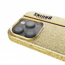 Boston Bruins Keyscaper Gold Sidebar Bling iPhone Case