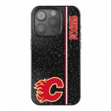 Calgary Flames Keyscaper Black Sidebar Bling iPhone Case