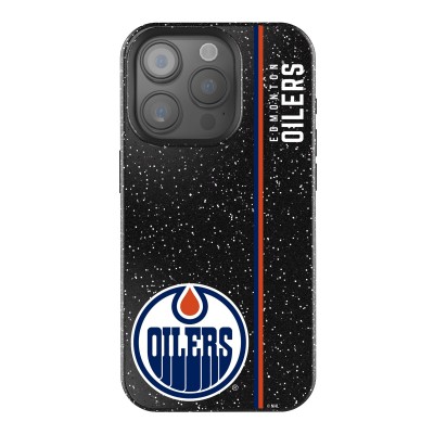 Edmonton Oilers Keyscaper Black Sidebar Bling iPhone Case