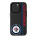Winnipeg Jets Keyscaper Sidebar Magnetic iPhone Case - Black