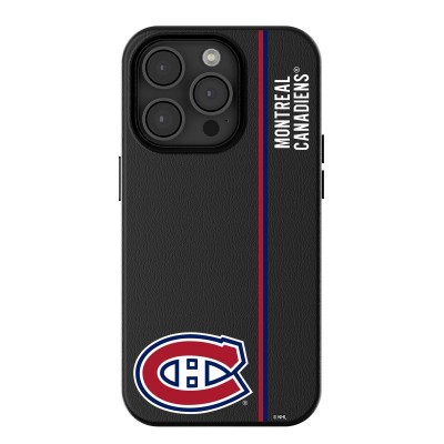Montreal Canadiens Keyscaper Black Sidebar Magnetic iPhone Case