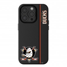 Anaheim Ducks Keyscaper Black Sidebar Magnetic iPhone Case