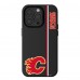 Calgary Flames Keyscaper Black Sidebar Magnetic iPhone Case