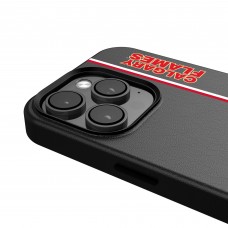 Calgary Flames Keyscaper Black Sidebar Magnetic iPhone Case