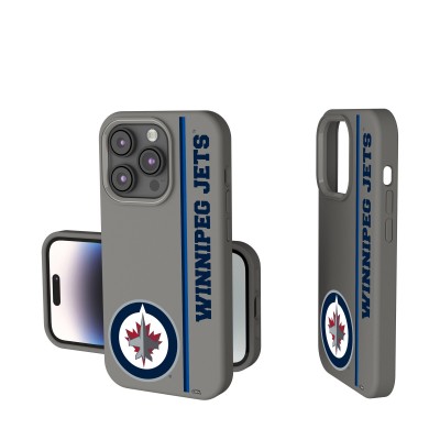 Winnipeg Jets Keyscaper Sidebar Soft Touch iPhone Case - Gray