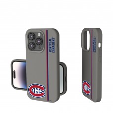 Montreal Canadiens Keyscaper Gray Sidebar Soft Touch iPhone Case