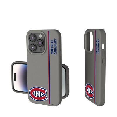 Montreal Canadiens Keyscaper Gray Sidebar Soft Touch iPhone Case