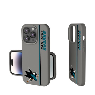 San Jose Sharks Keyscaper Gray Sidebar Soft Touch iPhone Case