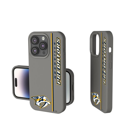 Nashville Predators Keyscaper Gray Sidebar Soft Touch iPhone Case