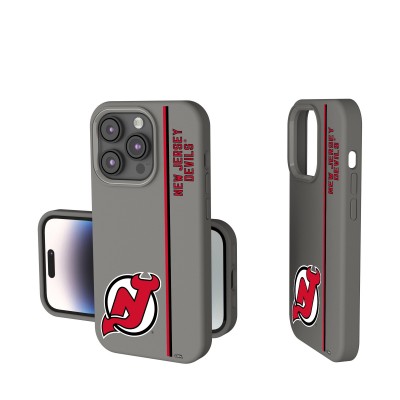New Jersey Devils Keyscaper Gray Sidebar Soft Touch iPhone Case