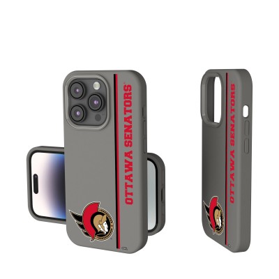 Ottawa Senators Keyscaper Gray Sidebar Soft Touch iPhone Case