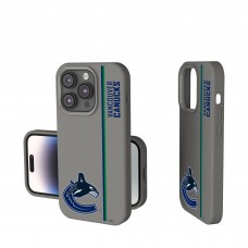 Vancouver Canucks Keyscaper Gray Sidebar Soft Touch iPhone Case