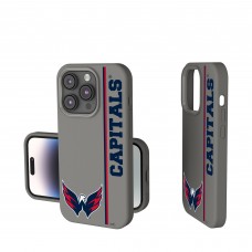 Washington Capitals Keyscaper Sidebar Soft Touch iPhone Case - Gray