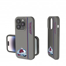 Colorado Avalanche Keyscaper Gray Sidebar Soft Touch iPhone Case