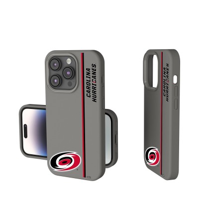 Carolina Hurricanes Keyscaper Gray Sidebar Soft Touch iPhone Case