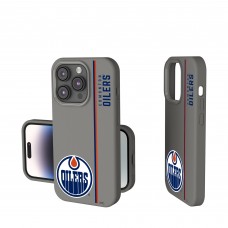Edmonton Oilers Keyscaper Gray Sidebar Soft Touch iPhone Case