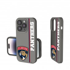 Florida Panthers Keyscaper Sidebar Soft Touch iPhone Case - Gray