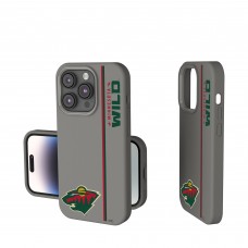 Minnesota Wild Keyscaper Gray Sidebar Soft Touch iPhone Case