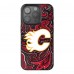 Calgary Flames Keyscaper Black Paisley Bling iPhone Case