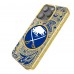 Buffalo Sabres Keyscaper Gold Paisley Bling iPhone Case