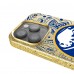 Buffalo Sabres Keyscaper Gold Paisley Bling iPhone Case