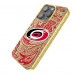 Carolina Hurricanes Keyscaper Gold Paisley Bling iPhone Case
