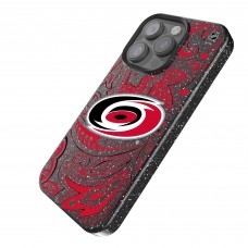 Carolina Hurricanes Keyscaper Black Paisley Bling iPhone Case