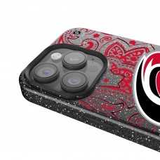 Carolina Hurricanes Keyscaper Black Paisley Bling iPhone Case