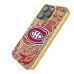Montreal Canadiens Keyscaper Gold Paisley Bling iPhone Case