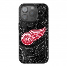 Detroit Red Wings Keyscaper Paisley Bling iPhone Case - Black