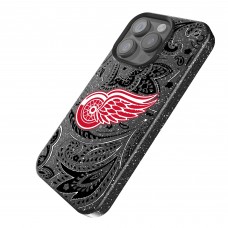 Detroit Red Wings Keyscaper Paisley Bling iPhone Case - Black