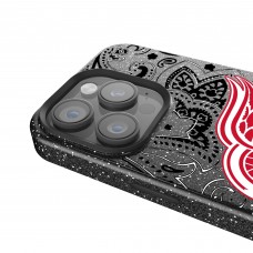 Detroit Red Wings Keyscaper Paisley Bling iPhone Case - Black