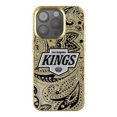 Los Angeles Kings Keyscaper Gold Paisley Bling iPhone Case