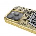 Los Angeles Kings Keyscaper Gold Paisley Bling iPhone Case
