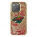 Minnesota Wild Keyscaper Gold Paisley Bling iPhone Case