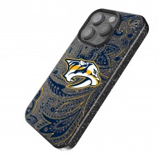Nashville Predators Keyscaper Black Paisley Bling iPhone Case