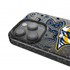 Nashville Predators Keyscaper Black Paisley Bling iPhone Case